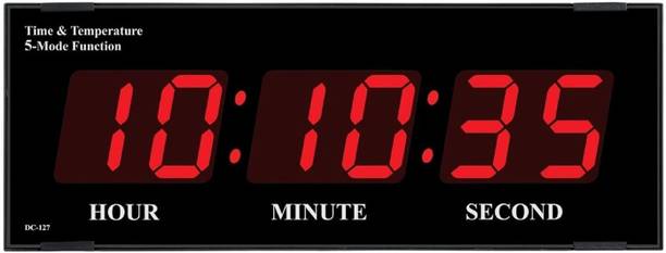 AJANTA डिजिटल 20 cm X 45 cm दीवार घड़ी