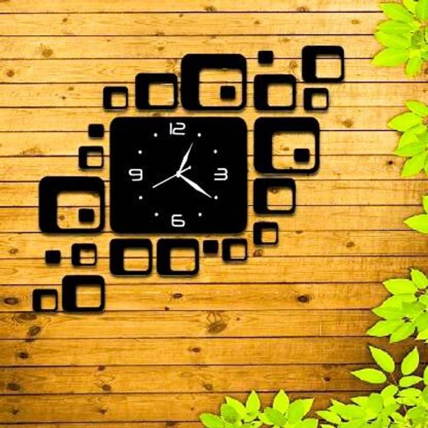 Mysticoal Analog 18 cm X 16 cm Wall Clock