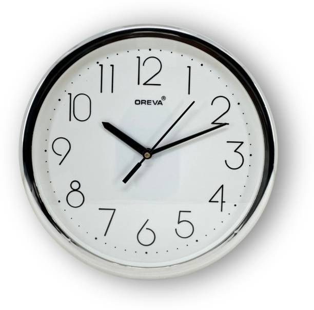 OREVA Analog 26 cm X 26 cm Wall Clock