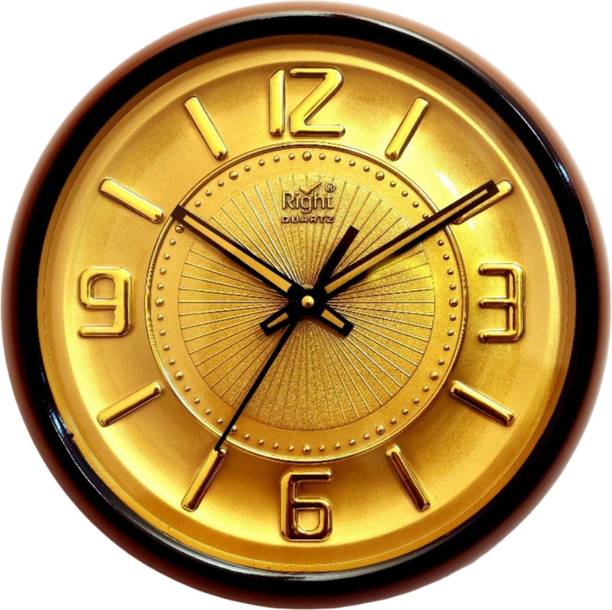 RIGHT QUARTZ Analog 25.4 cm X 25.1 cm Wall Clock