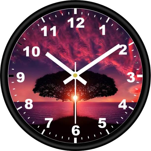 FASWLD Analog 25 cm X 25 cm Wall Clock