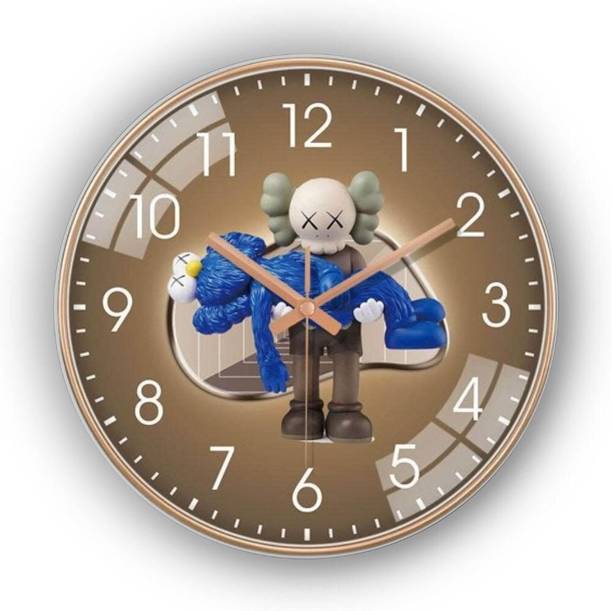 GINOYABROTHERS Analog 30 cm X 30 cm Wall Clock