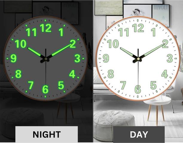 WHISKET एनालॉग 30 cm X 30 cm दीवार घड़ी