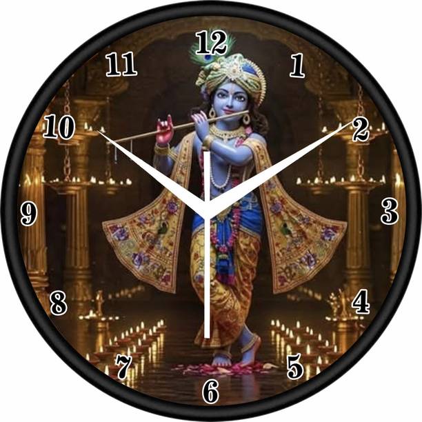 Sumitraandcraft एनालॉग 25 cm X 25 cm दीवार घड़ी