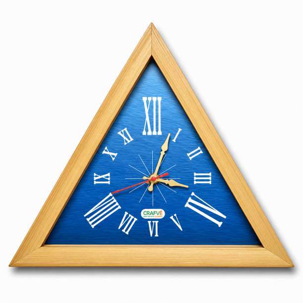 CRAFVE Analog 30.7 cm X 36 cm Wall Clock