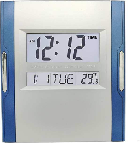 NXZ Digital 26 cm X 23 cm Wall Clock