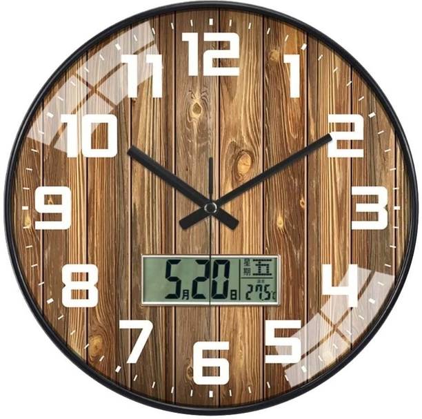 ZEBIFY Analog-Digital 29.5 cm X 29.5 cm Wall Clock