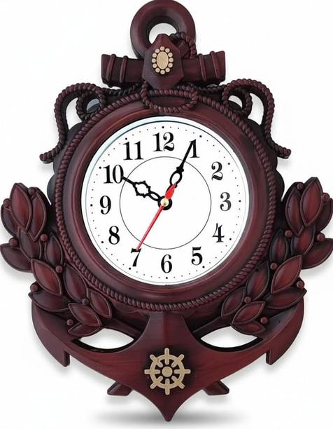 maxwell Quartz Analog 23 cm X 16 cm Wall Clock