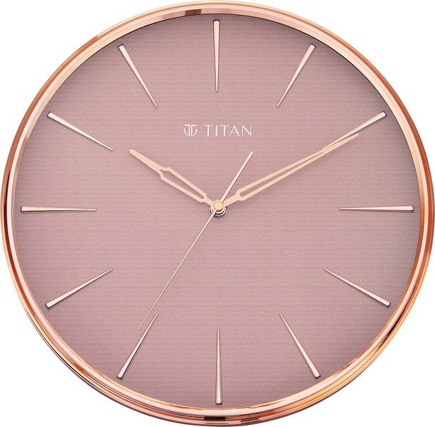 Titan Analog 32.5 cm X 32.5 cm Wall Clock
