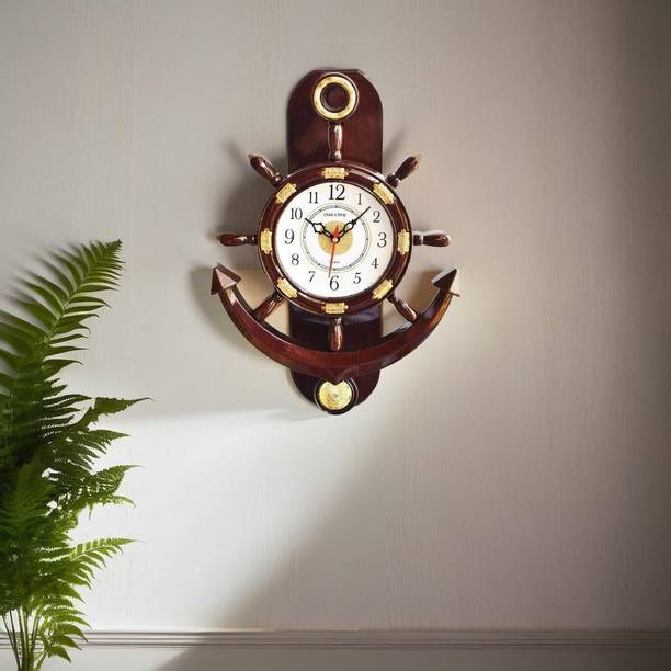 Click n Ship Analog 36 cm X 26 cm Wall Clock