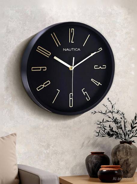 NAUTICA Analog 31 cm X 31 cm Wall Clock