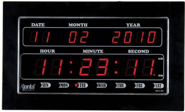 AJANTA Digital 20 cm X 32 cm Wall Clock