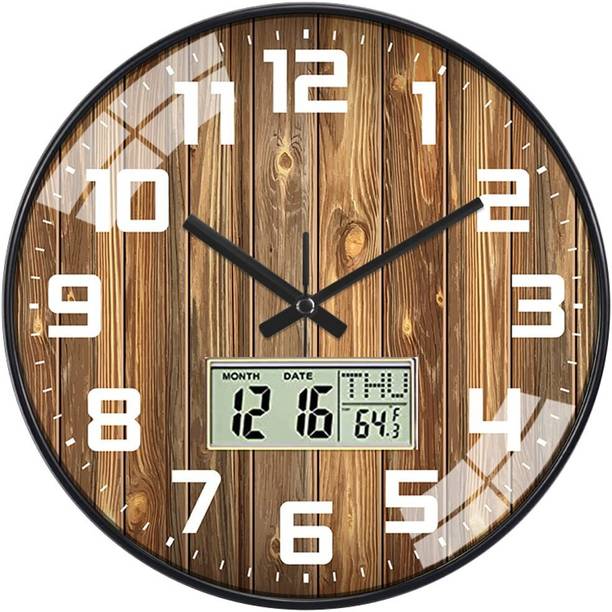 WHISKET Digital 30 cm X 30 cm Wall Clock
