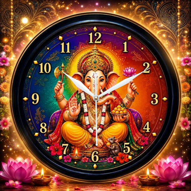 Harmoso एनालॉग 25 cm X 25 cm दीवार घड़ी