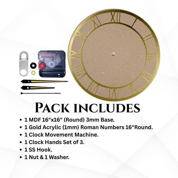 Tohfa center Analog 40 cm X 40 cm Wall Clock