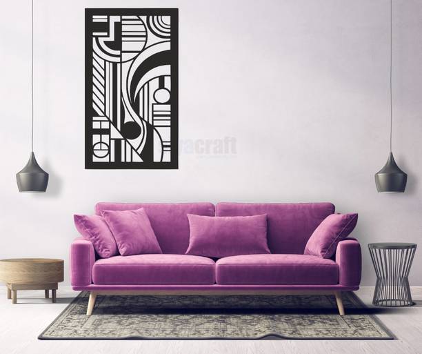 siya craft Modern Abstract Geometric Wall Panel | Wooden MDF Contemporary Art Decor