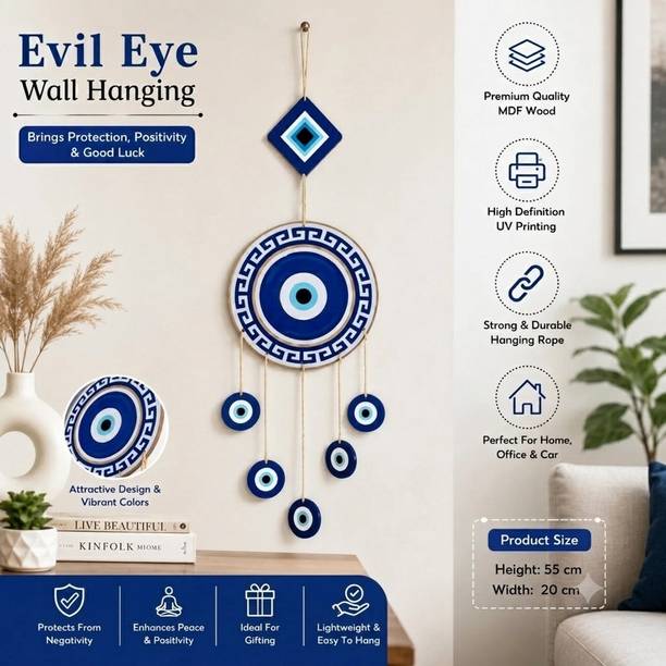 HS DESIGNING DREAMS Evil Eye Nazar Wall Hanging