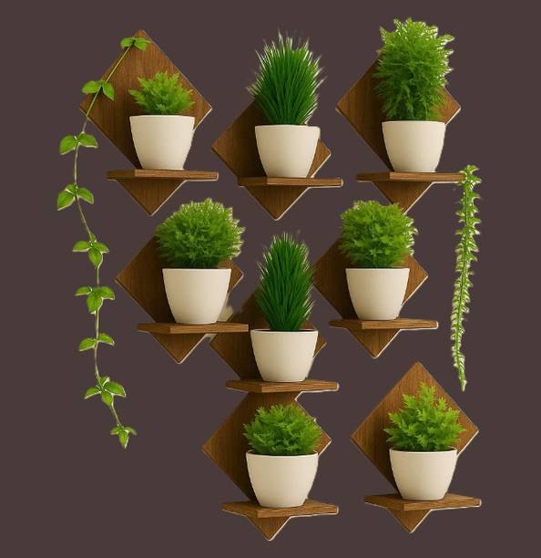 Rccraftstore premium wall pyramid black Pack of 8