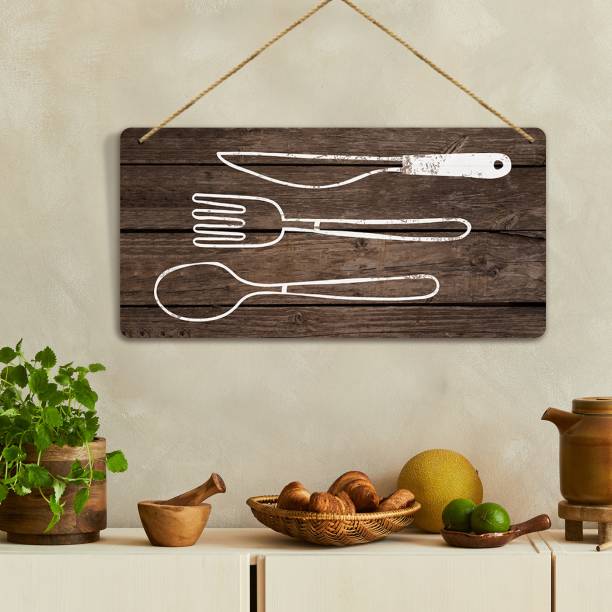 KOTART MDF Wood Wall Hangers for Home Kitchen Wall Décor