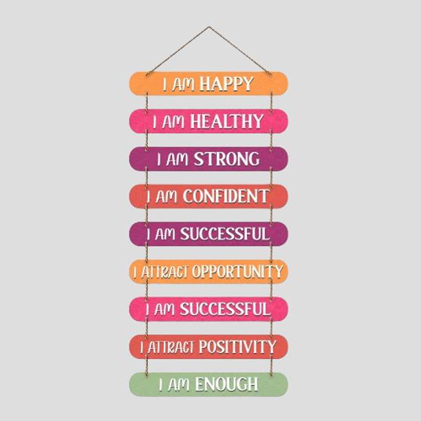 फबौरा Self Motivation Quotes Mdf Wall Hanging for Home Livingroom Artwork (WH_9316N-F)