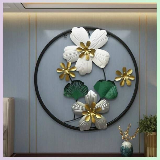 DESIGNINSIDE Elegant Metal Wall Art Decor for Home Walls