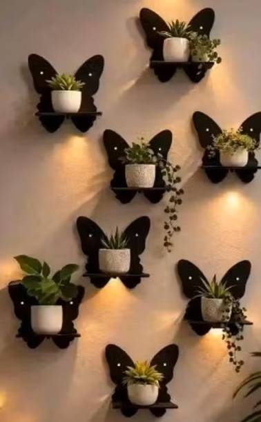 sunrise kalwar butterflies set of 8 for wall decoration and hanging /living room decore Pack of 8