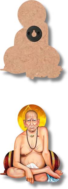 Art Monk Shree Swami Samarth Seated Wall Hanging