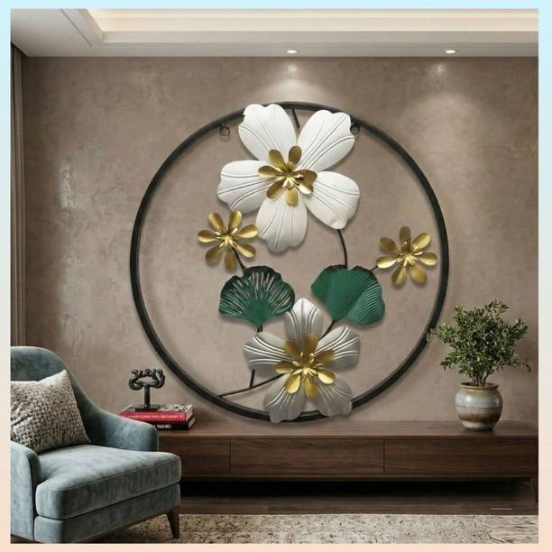 DESIGNINSIDE Contemporary Metal Wall Art Decor for Home Walls