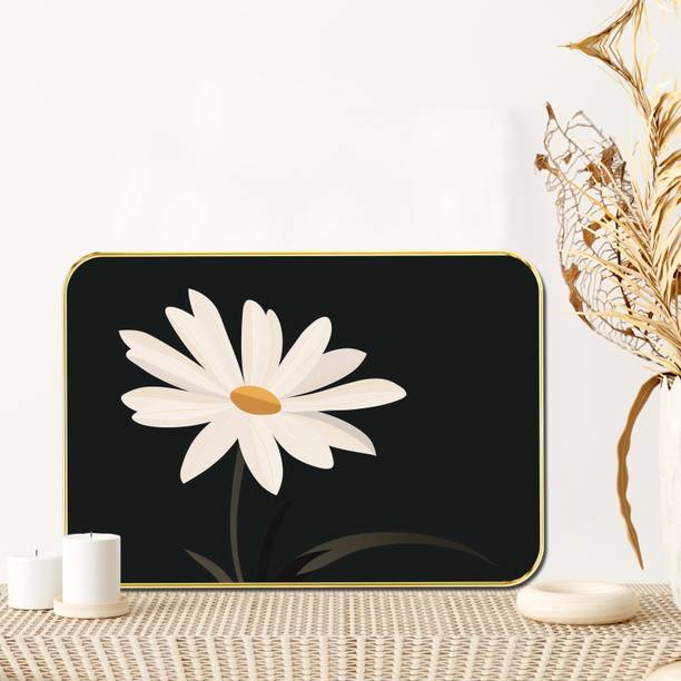 Aartify White Daisy Minimal Wall Decor Elegant Floral...