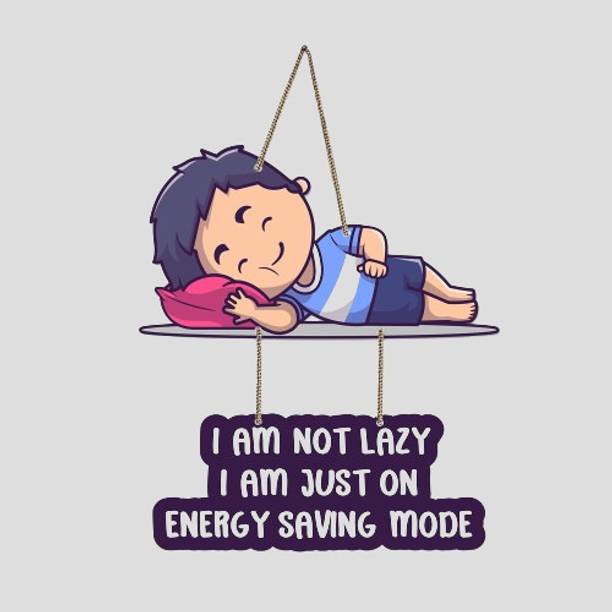 फबौरा Funny Quotes Wooden Wall Hanging with Quote for Home Wall Art Decor (WH_5731N-F)