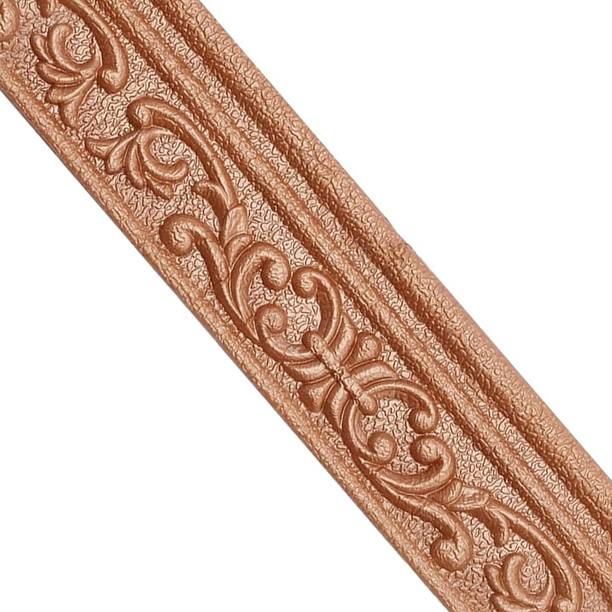 Zomei 3inch x 30ft Brown Crown Molding Peel and Stick Self Adhesive Foam Trim Border