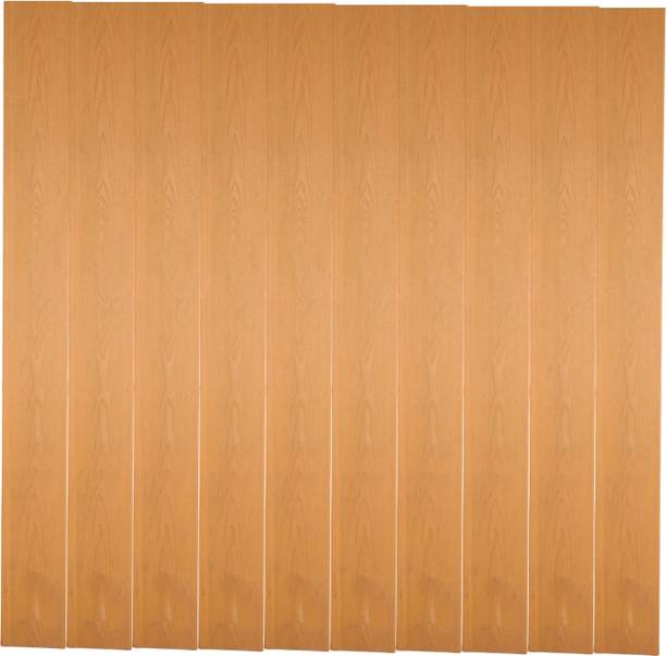 NovelDecorare FLOOR PANEL WPC SOLID Teak 9.5FT Pack of 5
