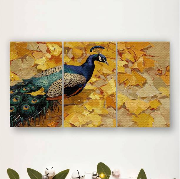 Décor palace Wall Art Painting for Home Decoration 3 Panel Wall Art Pack of 3