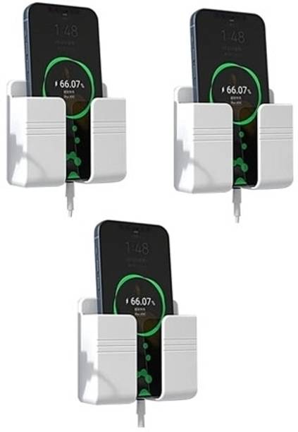 ब्राज़ीलियन Wall Mounted Stand Phone Holder Mobile Wall Mount for charging (pack of 3pcs)