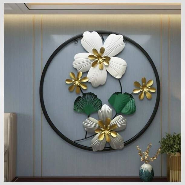 DESIGNINSIDE Elegant Metal Wall Art Decor for Office Walls