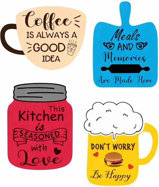 Arambah Fridge Magnet Decorative Item for Refrigerator Almirah pack of 4 Pack of 4