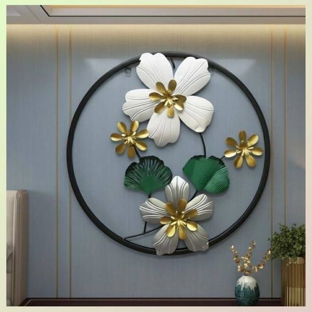 DESIGNINSIDE Luxury Iron Metal Wall Art Decor for Office Walls