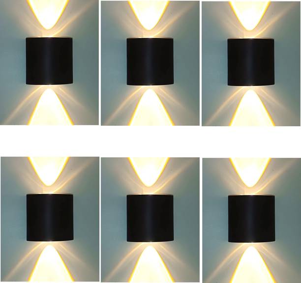 GLINTAC Wallchiere Wall Lamp With Bulb (Pack of 6)