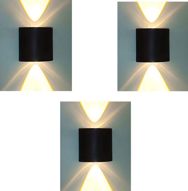 GLINTAC Wallchiere Wall Lamp With Bulb (Pack of 3)