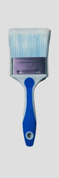 Alphaa Paint Brush with PVC Handle for Wall/Wood/Metal - Water/Enamel Based Paint Synthetic Wall Paint Brush