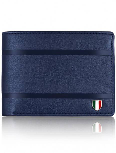 GIOVANNY Men Blue Artificial Leather Wallet - Mini