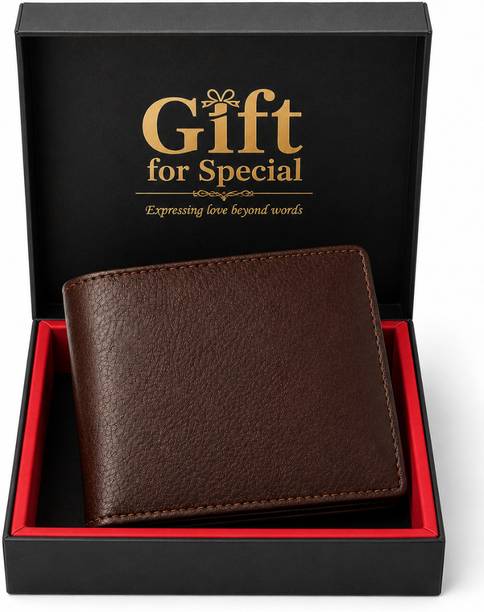 GiftForSpecial Men Formal Maroon Artificial Leather Wallet