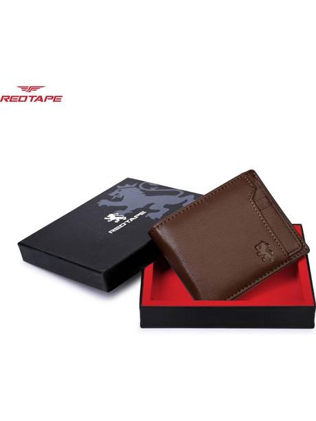 RED TAPE - Men Casual, Formal Brown Genuine Leather Wallet