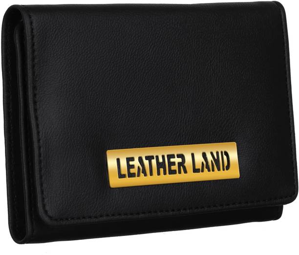 Leather Land - Women Casual, Formal Black Artificial Leather RFID Wallet