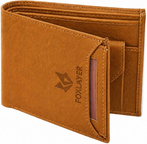 Men Casual, Ethnic, Evening/Party, Trendy, Formal Tan Artificial Leather Wallet