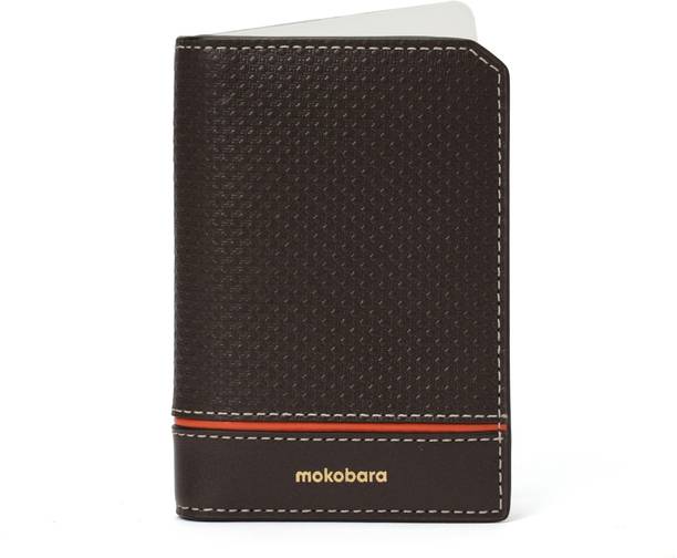 Men & Women Casual Brown Genuine Leather RFID  Card Holder