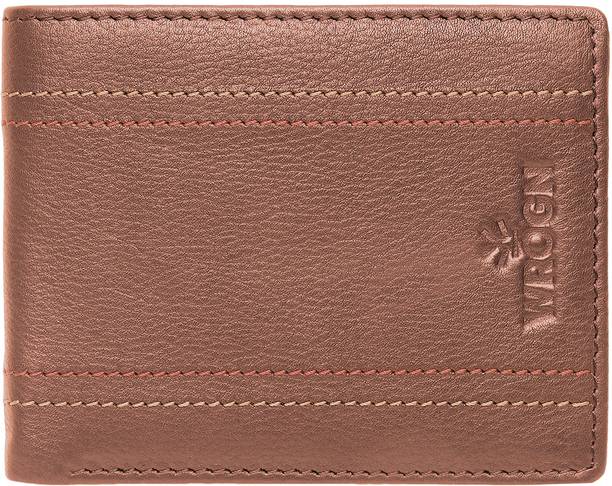 Men Casual Tan Genuine Leather RFID  Wallet