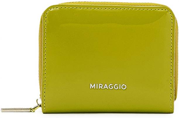 Women Trendy Green Artificial Leather Wallet