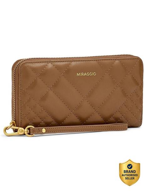 Women Brown Artificial Leather Wallet