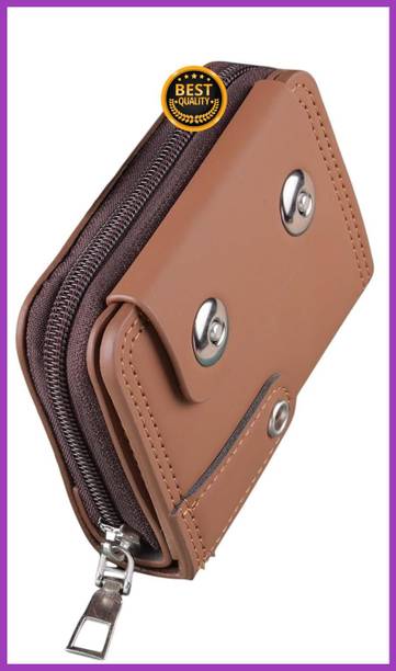 Men Casual, Ethnic, Evening/Party, Formal, Travel Brown Genuine Leather RFID  Wallet